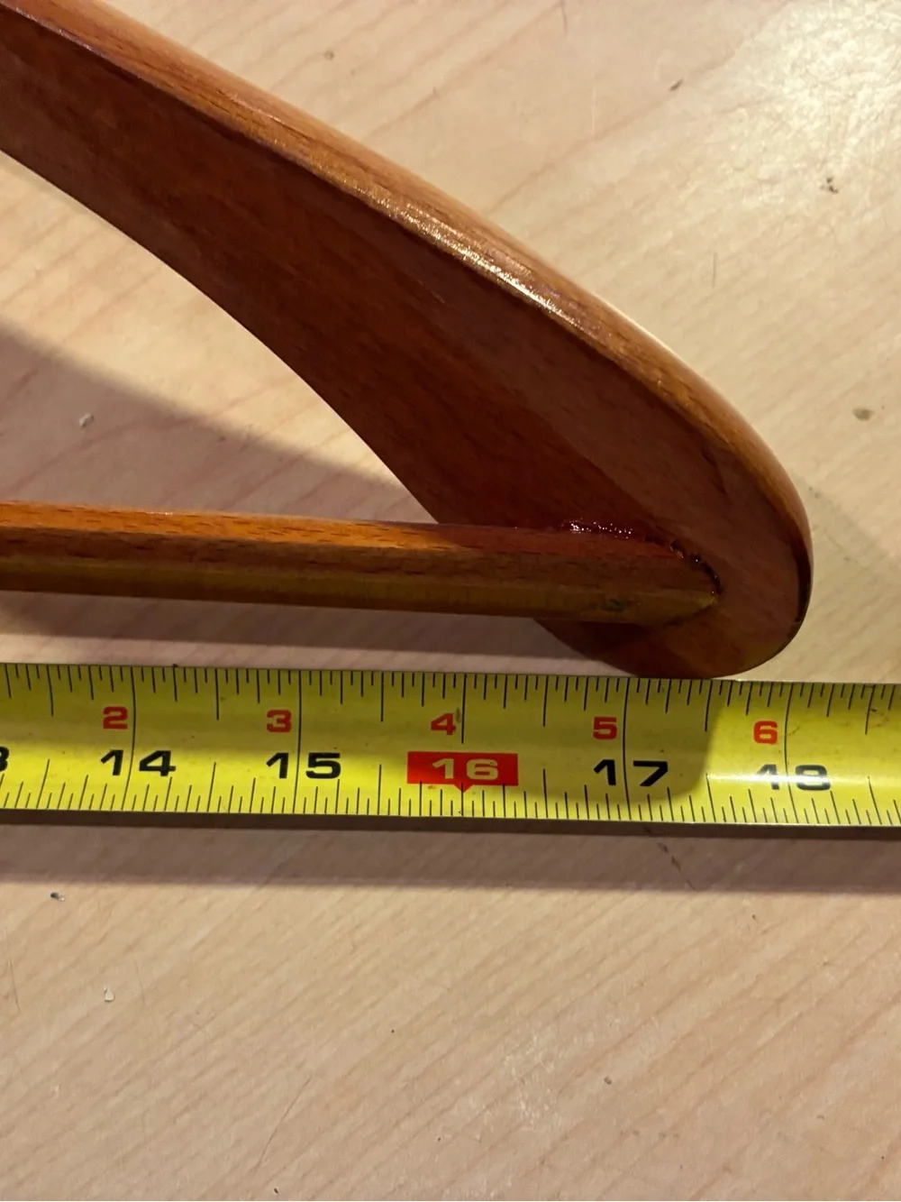 Vintage Fitwell 6 wooden clothes closet hanger made in Germany